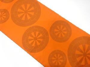 源氏車模様織り出し　袋帯